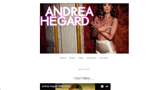Desktop Screenshot of andreahegard.com