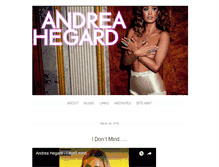 Tablet Screenshot of andreahegard.com